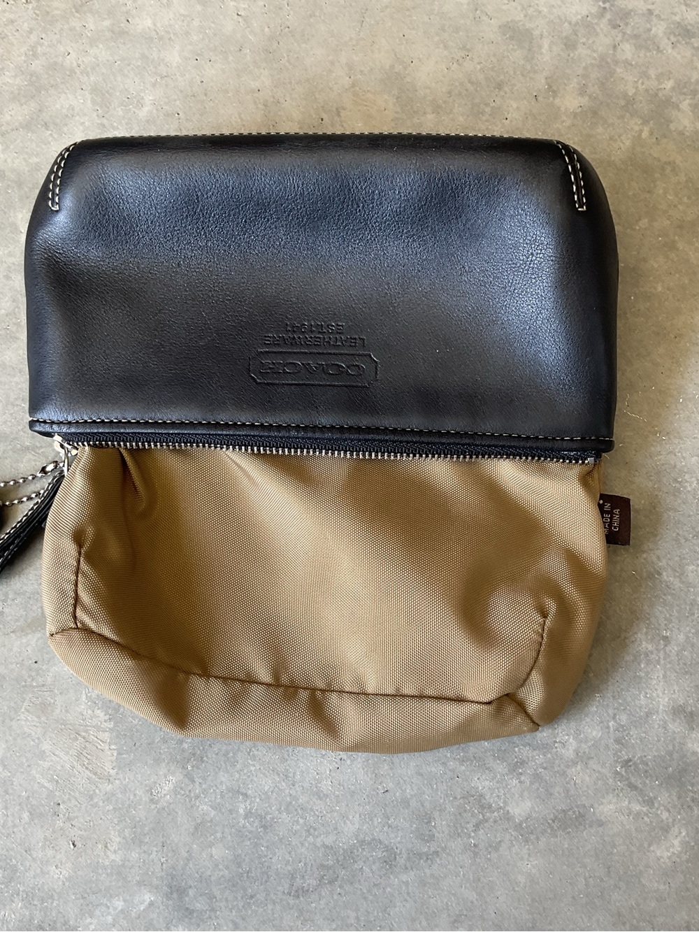 Coach Black Leatherware Cosmetic Bag - Picture 7 of 10